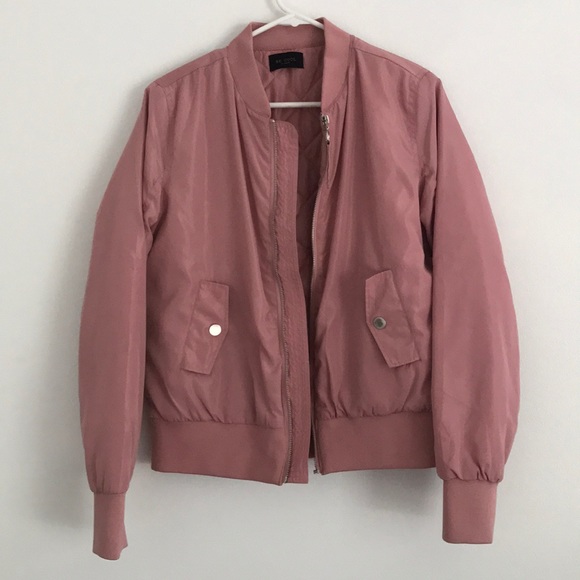 Jackets & Blazers - Blush Bomber Jacket